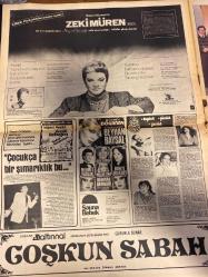 ŞEY HAFTALIK MAGAZİN GAZETESİ DOĞUM GÜNÜ HEDİYESİ  ( Turkish Newspaper ) - 28 MAYIS 1984 -TAM TAKIM 14 SAYFADIR -Zeki Müren-Sami Gumay-Nursal Tekin-Yaprak Özdemiroğlu-Gönül Yazar-Osman İşmen-Beyhan Baysal-Filiz Fersan-Mehtap Deniz-Neriman Bayındır-Mehmet Yüzük-Behiye Eraksay-Hülya Koçyiğit-Muammer Yaprakgül-Atila Alasoy-Ahu Tuğba-Burçin Oraloğlu-Hülya Avşar-Nükhet Duru-Küçük Ağa-Şakir Akıncı-Müjgan Suveren-Süheyl Batum-Sezer Güvenirgil-Adnan Şenses-Hüseyin Kaplan-Kenan Pars-Ani İpekkaya-Kenan Pars-Markan Selin-Gönül Turgut-Lale Mansur-Barış Manço-Lale Manço-Sümer Dundar-Emel Sayın-Atilla Özdemiroğlu-Nazan Ayten-Basketbolcu Naci-Tolga Savacı-Gülsen Aksan-Defne Yalnız-Müjgan Yalnız-Artık ölebilirim-Yaprak’ı üç erkek kapattı-Zeki Müren’in hayat öpücüğü-Hülyalasın-Asillik maskesi düştü-Dayaklık kadınların ahı tuttu-Beni kimse satın alamaz-Bir film daha yakıldı-Ana-kız yaza hazırlanıyor-Samata kürsüsüne Sezer çıktı-Adnan Şenses beş şefkatli yuva arıyor