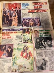 ŞEY HAFTALIK MAGAZİN GAZETESİ DOĞUM GÜNÜ HEDİYESİ  ( Turkish Newspaper ) - 28 MAYIS 1984 -TAM TAKIM 14 SAYFADIR -Zeki Müren-Sami Gumay-Nursal Tekin-Yaprak Özdemiroğlu-Gönül Yazar-Osman İşmen-Beyhan Baysal-Filiz Fersan-Mehtap Deniz-Neriman Bayındır-Mehmet Yüzük-Behiye Eraksay-Hülya Koçyiğit-Muammer Yaprakgül-Atila Alasoy-Ahu Tuğba-Burçin Oraloğlu-Hülya Avşar-Nükhet Duru-Küçük Ağa-Şakir Akıncı-Müjgan Suveren-Süheyl Batum-Sezer Güvenirgil-Adnan Şenses-Hüseyin Kaplan-Kenan Pars-Ani İpekkaya-Kenan Pars-Markan Selin-Gönül Turgut-Lale Mansur-Barış Manço-Lale Manço-Sümer Dundar-Emel Sayın-Atilla Özdemiroğlu-Nazan Ayten-Basketbolcu Naci-Tolga Savacı-Gülsen Aksan-Defne Yalnız-Müjgan Yalnız-Artık ölebilirim-Yaprak’ı üç erkek kapattı-Zeki Müren’in hayat öpücüğü-Hülyalasın-Asillik maskesi düştü-Dayaklık kadınların ahı tuttu-Beni kimse satın alamaz-Bir film daha yakıldı-Ana-kız yaza hazırlanıyor-Samata kürsüsüne Sezer çıktı-Adnan Şenses beş şefkatli yuva arıyor