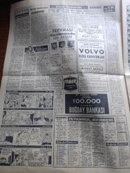 Yeni Sabah Gazetesi - Turkish Newspaper - 29 Ekim 1958 - Cumhuriyet Bayramı kutlu olsun - Cumhuriyet Bayramı sebebiyle yurtta büyük törenler yapılıyor - gençliğin yayınladığı bültenler - Cumhuriyet Bayramı sebebiyle mesaj ve tebrikler - Orgeneral İsmail Hakkı Tunaboylu'yu dün toprağa verdik Fotoğrafı - Eyüp Han Pakistan diktatörü - Rotary Kulübünde cumhuriyet günü fotoğraf - Ahçısı da De Gaulle'e oy vermemiş - CHP Anadolu ajansını savcılığa şikayet ediyor - Sivas'ta il basın bürosu kuruldu - Yeni Papa dün gece seçildi - Cafer ile Hürmüz karikatür çizen Altan Erbulak - Hayk Hammer çizen Oğuz Aral - Müzeyyen Senar Mediha Demirkıran Muzaffer Akgün Celal Şahin Tepebaşı gazinosu'nda - Nobel edebiyat mükafatını alan Rus Yazar Pasternak Rus yazarlar birliğinden çıkarıldı - Şeyhin Encamı Karaca tiyatrosunda - gönüller sultanı Mevlana yazan Mehmet Önder Yazı Dizisi - mithatpaşa'da dörtlü turnuva Galatasaray Adalet Spartak Vefa maçı - milli takımımız dün gece Bükreş'e vardı -Beşiktaş Real Madrid