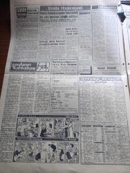 Yeni Sabah Gazetesi - Turkish Newspaper - 20 Mart 1958 - Üsküdar vapuru Dün çıkarıldı - Gemide ikisi mürettebattan dört ceset daha bulundu - Yarbay Vedat Dora idaresindeki ekibin aralıksız çalışmasıyla Üsküdar vapuru faciadan 19 gün sonra kurtarılmış oldu fotoğraf - Kıbrıs'ta 3 bomba daha infilak etti - gizli radyo Demirperde gerisinden yayın yapıyor - Reisicumhur Celal Bayar Topkapı müzesi'nde Kanuni Sultan Süleyman devrine ait eserleri ve eşyaların bulunduğu daireyi yazıyor fotoğraf - Yılın yıldızları Gina Lollobrigida Horst Buchholz Ve Maria Schell Fotoğrafı - Vita - burç falınız - Cafer ile Hürmüz karikatür çizen Altan Erbulak - Hayk Hammer çizen Oğuz Aral - Irak Ürdün anayasası ilan edildi - Modaspor Galatasaray'ı 66 50 mağlup etti - Yağmur sebebiyle Galatasaray Göteborg maçı oynanmadı fotoğraf - Vefa Kulübü umumi kaptanı Muhteşem Kural istifasının sebebini açıklamadı - Vefa ve Vefalı yazan Sabri Kiraz - Türkiye Fransa Ordu maçı bugün - İrlandalı atlet Ron Delaney rekor kırdı foto