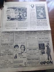 Yeni Sabah Gazetesi - Turkish Newspaper - 20 Mart 1958 - Üsküdar vapuru Dün çıkarıldı - Gemide ikisi mürettebattan dört ceset daha bulundu - Yarbay Vedat Dora idaresindeki ekibin aralıksız çalışmasıyla Üsküdar vapuru faciadan 19 gün sonra kurtarılmış oldu fotoğraf - Kıbrıs'ta 3 bomba daha infilak etti - gizli radyo Demirperde gerisinden yayın yapıyor - Reisicumhur Celal Bayar Topkapı müzesi'nde Kanuni Sultan Süleyman devrine ait eserleri ve eşyaların bulunduğu daireyi yazıyor fotoğraf - Yılın yıldızları Gina Lollobrigida Horst Buchholz Ve Maria Schell Fotoğrafı - Vita - burç falınız - Cafer ile Hürmüz karikatür çizen Altan Erbulak - Hayk Hammer çizen Oğuz Aral - Irak Ürdün anayasası ilan edildi - Modaspor Galatasaray'ı 66 50 mağlup etti - Yağmur sebebiyle Galatasaray Göteborg maçı oynanmadı fotoğraf - Vefa Kulübü umumi kaptanı Muhteşem Kural istifasının sebebini açıklamadı - Vefa ve Vefalı yazan Sabri Kiraz - Türkiye Fransa Ordu maçı bugün - İrlandalı atlet Ron Delaney rekor kırdı foto