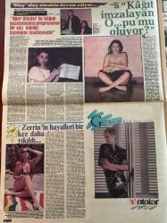 ŞEY HAFTALIK MAGAZİN GAZETESİ DOĞUM GÜNÜ HEDİYESİ  ( Turkish Newspaper ) - 8 HAZİRAN 1985 -TAM TAKIM 12 SAYFADIR -Zerrin Özer-Özkay Obael-Türkan Şoray-Cihan Ünal-Kadir İnanır-Harika Avcı-Oya Aydoğan-Zeynep Özal-Mehtap Ar-Nihal Köknar-Bilun Nazlıhan-İlhan Gündüz-Uğur Dündar-Ahu Tuğba-Kenan Kalav-Kemal Sunal-Barış Manço-Gencer Ayşe Gencer-Leman Sam-Haldun Dormen-Larry Coryell-Phillip Catherine-Hayko-Yıldız Arhan-Aslı Arhan-Nurten Güner-Sema Türel-Nejil Üsoy-Fethi Kasapoğlu-Hüseyin Can-Baba’lar Zerrin’i kurban etti-Süphem yok harika bir dişi-Vur emri-Bodrum ağır toplarını ateşledi-Evlilikleri kurtuldu-Kaçak suçsuz yine piyasada-Kağıt imzalayan o…pu mu oluyor-Zerrin’in hayalleri bir kez daha yıkıldı-Üçlü aşk-Kral sosyetikleşti-Aile boyu saadet-Ben keyif müziği yapıyorum-Dert yine aynı bilet