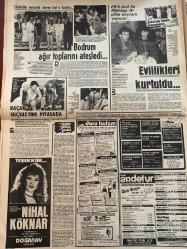 ŞEY HAFTALIK MAGAZİN GAZETESİ DOĞUM GÜNÜ HEDİYESİ  ( Turkish Newspaper ) - 8 HAZİRAN 1985 -TAM TAKIM 12 SAYFADIR -Zerrin Özer-Özkay Obael-Türkan Şoray-Cihan Ünal-Kadir İnanır-Harika Avcı-Oya Aydoğan-Zeynep Özal-Mehtap Ar-Nihal Köknar-Bilun Nazlıhan-İlhan Gündüz-Uğur Dündar-Ahu Tuğba-Kenan Kalav-Kemal Sunal-Barış Manço-Gencer Ayşe Gencer-Leman Sam-Haldun Dormen-Larry Coryell-Phillip Catherine-Hayko-Yıldız Arhan-Aslı Arhan-Nurten Güner-Sema Türel-Nejil Üsoy-Fethi Kasapoğlu-Hüseyin Can-Baba’lar Zerrin’i kurban etti-Süphem yok harika bir dişi-Vur emri-Bodrum ağır toplarını ateşledi-Evlilikleri kurtuldu-Kaçak suçsuz yine piyasada-Kağıt imzalayan o…pu mu oluyor-Zerrin’in hayalleri bir kez daha yıkıldı-Üçlü aşk-Kral sosyetikleşti-Aile boyu saadet-Ben keyif müziği yapıyorum-Dert yine aynı bilet
