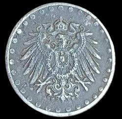 Almanya 1916 1 Dünya Savaşı Dônemi 10 Pfennig