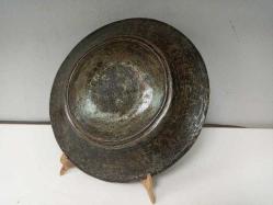 Antika Osmanlı Kalem İşçilikli Dövme Bakır Lenger