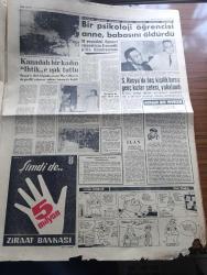 Yeni Sabah Gazetesi - Turkish Newspaper - 22 Aralık 1963 - Doktor Fazıl Küçük bütün dünya basınını yardıma çağırdı - Kıbrıs'ta rum polisler 2 Türk'ü öldürdüler - Türk liderler hadiselerden Rum İçişleri Bakanı Polycarpos Yiogradjis ile Kıbrıs polis idaresini mesul tutuyor - Aşık Olan Amerikalı Çavuş sayesinde 2 genelev kadını yakında Amerika'ya gelin gidiyor fotoğraf - 2 kabadayı grubu Arap Nasri Ve Neco bir gazinoda kapıştı - Dışişlerinden Rahmi Gümrükçüoğlunun evlilik yıldönümü münasebetiyle yaptığı Parti - Fenerbahçe İzmirsporu mağlup edemedi - Beşiktaş altay'a puan kaptırdı - güreşte Ruslarla bu gece karşılaşıyoruz - genç kızların sevgilisi Tamer Yiğit fotoğraf - Türkan Şoray ve Tamer Yiğit fotoğraf - Semra Sar ve Ahmet Mekin'in aşk sahnesi için vinç getirtildi fotoğraf - balık gözlü sanatkar Gülriz Sururi fotoğraf - Kerim Afşar kanaryası ile fazla meşgul fotoğraf - Tümay Tuncalp üç öfkeli genç filminde fotoğraf - bu yılın en başarılı ekibi Feriköy -  Fenerbahçe kaptanı Şeref Has