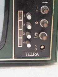Eskilerden Küçük TELRA Siyah Beyaz Televizyon