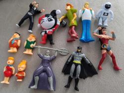 ÜCRETSİZ KARGO. Çizgi film animasyon kahramanları karakter figür oyuncak set koleksiyon nostalji vintage retro hobi reklam promosyon minyatür diorama. Scooby Doo Harley Quinn wonder woman Batman taş devri Fred Barni Wilma çakıl astronot savaşçı vb.