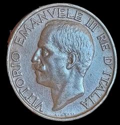 İtalya 1922 10 Centesimi Kral Vittorio Emmanuele III