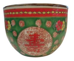 Eski Çin El İşçilikli Porselen Çorba Kasesi Takımı