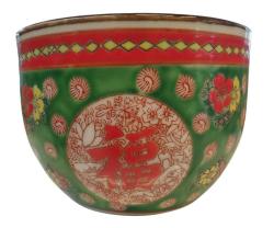 Eski Çin El İşçilikli Porselen Çorba Kasesi Takımı