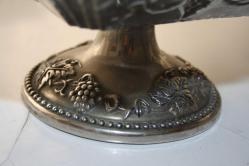 ORJİNAL BAKIR SÜPER SUNUMLUK COK KALIN GÜMÜŞ KAPLAMA DETAYLAR RESIMLERDE   (KIRMIZI KASA 1