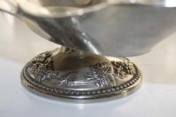 ORJİNAL BAKIR SÜPER SUNUMLUK COK KALIN GÜMÜŞ KAPLAMA DETAYLAR RESIMLERDE   (MAVİ  KASA 1