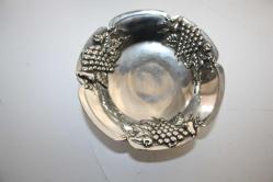 ORJİNAL BAKIR SÜPER SUNUMLUK COK KALIN GÜMÜŞ KAPLAMA DETAYLAR RESIMLERDE   (MAVİ KASA 1