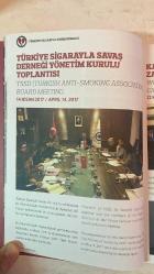 TÜRKİYE SİGARAYLA SAVAŞ DERNEĞİ DERGİSİ - 1999 MELAHAT EMİNE DÖNMEZ - MUSTAFA AYDIN KADIN SAĞLIĞI VE SİGARANIN ZARARLARI SEMİNERİ - 18. OLAĞAN GENEL KURUL TOPLANTISI - TÜRKİYE SİGARAYLA SAVAŞ DERNEĞİ YÖNETİM KURULU TOPLANTISI - TAM TAKIM EKSİKSİZ 150 SAYFA