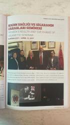TÜRKİYE SİGARAYLA SAVAŞ DERNEĞİ DERGİSİ - 1999 MELAHAT EMİNE DÖNMEZ - MUSTAFA AYDIN KADIN SAĞLIĞI VE SİGARANIN ZARARLARI SEMİNERİ - 18. OLAĞAN GENEL KURUL TOPLANTISI - TÜRKİYE SİGARAYLA SAVAŞ DERNEĞİ YÖNETİM KURULU TOPLANTISI - TAM TAKIM EKSİKSİZ 150 SAYFA