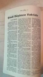 CEMRE KÜLTÜRE, SANATA, EDEBİYATA DERGİSİ - ARALIK 1991 — SAYI: 6 ABDURRAHMAN ŞEN - ZEKERİYA GÜMÜŞ - BEDİR ACAR - İSMAİL YEŞİLBAĞ - SADETTİN KAPLAN - ÜSTÜN İNANÇ - ÜNVER ORAL - HASAN AYCIN - DR. NURDOĞAN RİGEL - AHMET ÖZDEMİR - HALİT REFİĞ - M. ALİ BULUT - FAHRİ SERDAROĞLU - FERİDUN AĞANOĞLU  CEMRE’DEN BİN / ŞİİR - TÜRK DÜNYASI: ORTAK ALFABE KARARI - TÜRK HALK TİYATROSU VE EĞİTİMDE YERİ - KÜLTÜR / ÜSTÜN İNANÇ - HALK TİYATROSU / ÜNVER ORAL - KABLOLU TV / DR. NURDOĞAN RİGEL - KARİKATÜR / HASAN AYCIN - ÖZEL TV - ATATÜRK FİLMİ / AHMET ÖZDEMİR - AYIN SOHBETİ / HALİT REFİĞ - ŞAİRLER KONGRESİ’NİN ARDINDAN - AYIN ŞAİRİ / M. ALİ BULUT - FELSEFE / FAHRİ SERDAROĞLU - MUSİKİ - ŞİİR - ELEŞTİRİ - TİYATRO - KİTAP - SİNEMA - MİMARİ - VİDEO-SİNEMA - KÜLTÜR BAKANLIĞI KISA HABERLER - SANSÜRE TEPKİ - TAM TAKIM EKSİKSİZ 66 SAYFA