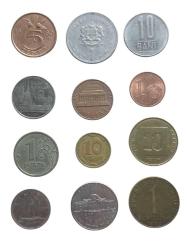 LOT.15 » 12  Adet Dünya Paraları Yabancı Koleksiyon Madeni Para. Eski Para . Yabancı Madeni Para.