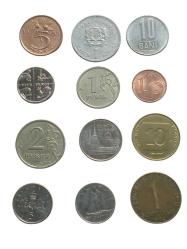 LOT.17 » 12  Adet Dünya Paraları Yabancı Koleksiyon Madeni Para. Eski Para . Yabancı Madeni Para.