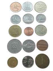 LOT.2 » 15  Adet Dünya Paraları Yabancı Koleksiyon Madeni Para. Eski Para . Yabancı Madeni Para.