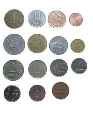 LOT.8 » 15  Adet Dünya Paraları Yabancı Koleksiyon Madeni Para. Eski Para . Yabancı Madeni Para.