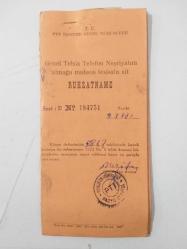 T.C PTT İŞLETME GENEL MÜDÜRLÜĞÜ TELEVİZYON GENEL TELSİZ TELEFON NEŞRİYATINI Ruhsatname - 1971 ( 7 adet tahsilat makbuzu ile birlikte )