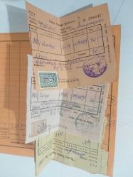 T.C PTT İŞLETME GENEL MÜDÜRLÜĞÜ TELEVİZYON GENEL TELSİZ TELEFON NEŞRİYATINI Ruhsatname - 1971 ( 7 adet tahsilat makbuzu ile birlikte )