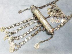 AnTiKa OSMANLI ÜçGeNLi GÜMÜŞ HAMAYIL.