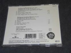 BEETHOVEN SYMHONY NO.3 EROICA // MOZART SYMPHONY NO.40  . DÖNEM BASKISI MÜZİK CD SİDİR.