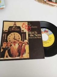 ELECTRIC LIGHT ORCHESTRA HERE İS THE NEWS 1982 HOLLANDA BASKI 45 lik PLAK