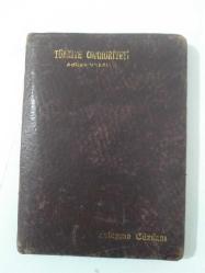 TÜRKİYE CUMHURİYETİ Evlenme Vekaleti EVLENME CÜZDANI - 1942 ( NAZİRE SERİN - ABDÜLKADİR OKUMAZ adlarına ait )
