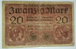 ALMANYA  1918  20 MARK