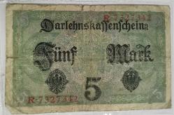 ALMANYA  1917  5 MARK