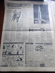 Yeni Sabah Gazetesi - Turkish Newspaper - 25 Ocak 1959 - Küçükyalı Neşe sinemasında geceki facia - Neşe sinemasının enkazı altında 50 kadar ölü olduğu tahmin ediliyor - başvekil Adnan Menderes Karaşiye hareket etti fotoğraf - vilayet olacak kazalar - Fethi Çelikbaş Namık Gedik'ten izahat istedi - yeni Demokrat Parti İl Başkanı Kemal Aygün dün vazifesine başladı - Ingrid Bergman 3 çocuğuna kavuştu - Cafer ile Hürmüz karikatür çizen Altan Erbulak - Hayk Hammer çizen Oğuz Aral - Cezayirli milliyetçiler iki gün için de 29 fransızı öldürdü - Hz Muhammed'in torunları yazan Nezihe Araz Yazı Dizisi - Dario Moreno konserleri Atlas'da - ligin son büyük maçı Fenerbahçe Beşiktaş - Şeref Has - Can Bartu - Galatasaray Beyoğluspora ancak iki gol atabildi - Metin Oktay'a şeker sigortanın 100 bin liralık kaza sigortası - dün geceki basketbol maçlarında yazan Yalçın Granit - Fenerbahçe 76 Galatasaray 77 - Karagümrük 3.lüğünü tehlikeye düşürdü fotoğraf - 1. Profesyonel Lig puan cetveli -Modaspor namağlup