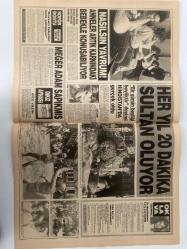 BUGÜN 2 GAZETESİ - 7 MART 1991 - TAM TAKIM 8 SAYFADIR -Melissa-Osman Müldür-Melike-Atila Karapınar-Pınar Karagöz-Kamil Özer-Üner Önder-Nuik Güzel Melissa neden susuyor-Esir Melissa Iraklı subaylar arasında 31 günü nasıl geçirdi-Melissa çok az şey söyledi ama ona yapılanlar çok iyi biliniyor işte 31 zor günün ilginç hikayesi-Katil yolcular-Otobüste kalp krizi geçiren adam yolcular yüzünden ölüp gitti-Ülser-Uysal apaçi-Ünlü yıldızın ilginç sözü-Fısıltı-Nasılsın yavrum-Anneler artık karındaki bebekle konuşabiliyor-Her yıl 20 dakika sultan oluyor-Meğer adam sapıkmış-Köylü müsünüz-Nasıl bir hayat size cazip geliyor-Yeni buluşlar yeni mallar-Mini süpürge kürek-İlginç erzak çuvalları-Artık elleriniz kesilmeyecek-Kadınlar erkeklerden 8 yıl fazla yaşıyor-Günün yemeği sarhoş makarna-Bugün için şans ibreniz bekar balıklar evlenebilir-Erkek işte böyle tavlanır-Bu yöntemi uygulayan kadınlar elinden erkek sinek bile kaçırmadı deneyin ve görün-Henüz 3 aylık evliydi-Canı koca-Bilezikleri için karısını