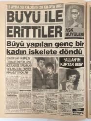 BUGÜN 2 GAZETESİ - 7 MART 1991 - TAM TAKIM 8 SAYFADIR -Melissa-Osman Müldür-Melike-Atila Karapınar-Pınar Karagöz-Kamil Özer-Üner Önder-Nuik Güzel Melissa neden susuyor-Esir Melissa Iraklı subaylar arasında 31 günü nasıl geçirdi-Melissa çok az şey söyledi ama ona yapılanlar çok iyi biliniyor işte 31 zor günün ilginç hikayesi-Katil yolcular-Otobüste kalp krizi geçiren adam yolcular yüzünden ölüp gitti-Ülser-Uysal apaçi-Ünlü yıldızın ilginç sözü-Fısıltı-Nasılsın yavrum-Anneler artık karındaki bebekle konuşabiliyor-Her yıl 20 dakika sultan oluyor-Meğer adam sapıkmış-Köylü müsünüz-Nasıl bir hayat size cazip geliyor-Yeni buluşlar yeni mallar-Mini süpürge kürek-İlginç erzak çuvalları-Artık elleriniz kesilmeyecek-Kadınlar erkeklerden 8 yıl fazla yaşıyor-Günün yemeği sarhoş makarna-Bugün için şans ibreniz bekar balıklar evlenebilir-Erkek işte böyle tavlanır-Bu yöntemi uygulayan kadınlar elinden erkek sinek bile kaçırmadı deneyin ve görün-Henüz 3 aylık evliydi-Canı koca-Bilezikleri için karısını