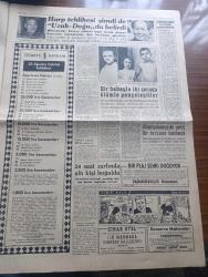 Yeni Sabah Gazetesi - Turkish Newspaper - 26 Ağustos 1958 - Bursa'da iş hayatı felce uğradı - Bursa'da korkunç yangın dün sabah söndü fotoğraf - Celal Bayar uğranılan kayıplar telafi edilecek dedi - Reisicumhur Celal Bayar beraberinde sanayi vekili Samet Ağaoğlu Bursa valisi ve matbaası yanan hakimiyet gazetesi sahibi olduğu halde yangının tahribatını tetkik ediyor fotoğraf - Bursa yangınında bir tek çapulculuk hadisesi olmadı - Bursa'da yangının 2 defa tehdit ettiği ulu cami görülüyor fotoğraf - Yeni İngiliz planını dün kabul ettik - imralı'dan kaçan iki mahkum yakalandı - Cafer ile Hürmüz karikatür çizen Altan Erbulak - komünist Mao Zedung Krutçef'in emrinde fotoğraf - büyükçekmece'de geniş bir tersane kurulacak - büyük yıldız Zeki Müren diyor ki Altın Deniz plajında bir daireye sahip olduğum için mutluyum - profesyonel Lig Yarın mithatpaşa'da başlıyor - Galatasaray döndü fotoğraf - voleybol milli takımı açıklandı - Fenerbahçe'de disiplin ön planda - Beşiktaş bugün antrenman yapacak
