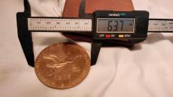 MADALYON YAPI KREDİ BANKASININ 1966 YILINDA BASTIRDIĞI ÇOK ENDER PİRİNÇ MADALYON  131