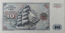 ALMANYA (GERMANY) 10 DEUTCCHE MARK 1980 YILI ORİJİNAL KAĞIT PARA ÇİL CK5925356Z ÇİL'İ ÇOK NADİRDİR