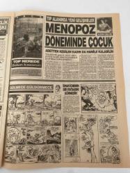 BUGÜN 2 GAZETESİ - 15 MAYIS 1991 - TAM TAKIM 8 SAYFADIR -Ali Hoca - Haluk Nurbaki - Dilek Kaykılar - Cinzy Yarmarz - Giovanni Basangni - Marisa Mistato - Adnan Kahveci - Macit Ermiş - Birol Kalaycı - Lütfiye Doğan - Melek Hanım - Üner Önder - Nuik - Gulezon - Harcler - Bugün 2 - Büyüden Nasıl Kurtulursunuz - Kocam Kadın Delisidir - Ölülerle Evlenmek Serbest - Telefonla Komşusunu Delirtti - Anne Adayları Bu Haberi Mutlaka Okuyunuz - Gökten İnene Milyarder - Jaws Gibi - Yolun Üstüne Düşen Kadın Kan İçindeydi - Kürtler Açlıktan Taş Gibi Oldu - Çocuğunuzla mı Okuyorsunuz - Menopoz Döneminde Çocuk - Bu Kadın Artist Değil Otomobil Hırsızı - Hapisten Çıktıktan Sonra Yine Otomobil Çalıp Kaçtı - Kızını İstemeye Gittiği Kadını Tabancayla Vurdu - Deli Mi Ne - Kadının Günlüğü - Gençlik Aşkı - Günün Yemeği Ezme Patates Salatası - 3 Soru 3 Cevap - İlginç Olaylar - Sadece Gözlük Takan Kadınlara Saldırıyordu - Gülmece Güldürmece - İdrar İçmenin Bir Faydasını Görmedik - Gulezon - Üner Önder - Nuik