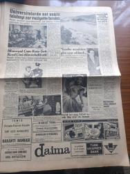 Yeni Sabah Gazetesi - Turkish Newspaper - 18 Eylül 1958 - Adnan Menderes İstanbul'da iki mühim tesisin temelini attı fotoğraf - Amerikan diplomatlarının Atina toplantısı tehir oldu - Pişkin teyze gazeteci oldu - 62 Türk'ün açlık grevi devam ediyor - Süreyya Paşa'nın 89 milyon liralık servetinin varisleri tespit olunacak - Türkkuşunun iki pilotu Avni Yaykın Ve Enver Gençer şehit oldu fotoğraf - kalacak canavarı Kandemir Sipahipala günde 200 sigara içiyor - Cafer ile Hürmüz karikatür çizen Altan Erbulak - Hayk Hammer çizen Oğuz Aral - Mareşal Çan Kay Şek kızıl Çini dün tehdit etti - Greta Garbo çirkindir - Migros Türk eleman aramaktadır - İtalyan sinemasında bir Tunuslu güzel Claudia Cardinale fotoğraf - Fenerbahçe 6 Kasımpaşa fotoğraflar - pazar günkü büyük maçın hazırlıkları Beşiktaş ve Galatasaray bugün antreman yapacaklar - günün en güzel golü Şeref Has'tan fotoğraf - Kalamış Moda Yüzme Yarışı - profesyonel ligde son puan durumu - atletlerimiz Sofya'ya vardı -  Ethem Yetkiner