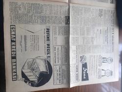 Yeni Sabah Gazetesi - Turkish Newspaper - 18 Eylül 1958 - Adnan Menderes İstanbul'da iki mühim tesisin temelini attı fotoğraf - Amerikan diplomatlarının Atina toplantısı tehir oldu - Pişkin teyze gazeteci oldu - 62 Türk'ün açlık grevi devam ediyor - Süreyya Paşa'nın 89 milyon liralık servetinin varisleri tespit olunacak - Türkkuşunun iki pilotu Avni Yaykın Ve Enver Gençer şehit oldu fotoğraf - kalacak canavarı Kandemir Sipahipala günde 200 sigara içiyor - Cafer ile Hürmüz karikatür çizen Altan Erbulak - Hayk Hammer çizen Oğuz Aral - Mareşal Çan Kay Şek kızıl Çini dün tehdit etti - Greta Garbo çirkindir - Migros Türk eleman aramaktadır - İtalyan sinemasında bir Tunuslu güzel Claudia Cardinale fotoğraf - Fenerbahçe 6 Kasımpaşa fotoğraflar - pazar günkü büyük maçın hazırlıkları Beşiktaş ve Galatasaray bugün antreman yapacaklar - günün en güzel golü Şeref Has'tan fotoğraf - Kalamış Moda Yüzme Yarışı - profesyonel ligde son puan durumu - atletlerimiz Sofya'ya vardı -  Ethem Yetkiner
