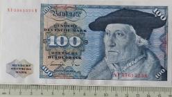 ALMANYA (GERMANY) 100 DEUTCCHE MARK 1977 YILI ORİJİNAL KAĞIT PARA ÇİL-ÇİLALTI NF5561525K ÇOK NADİRDİR