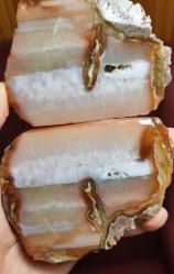 Manzaralı Kırmızı Su Hattı Akik Taşı: Duygusal Denge İçin Gün Batımı Deniz Manzarası Kristali - Ağırlık: 517g - Benzersiz Koleksiyonluk Nadir Parça