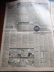 Yeni Sabah Gazetesi - Turkish Newspaper - 10 Nisan 1958 - Doktor Fazıl Küçük Vali Foot'un Türklere verdiği her sözün iflas ettiğini bildirdi - bir aslan davetsiz misafiri parçaladı fotoğraf - Müslüman olan Alman alimi Nurettin Steinhorst hendek'te Fotoğrafı - Vezneciler Şehzadebaşı ve saraçhaneyi birbirine bağlayan caddenin genişletilmesi fotoğraf - Mecidiyeköy'ünde bir esrar tekkesi basıldı fotoğraf - Katil Lana Turner Fotoğrafı - modern bir yolcu salonu için galata'daki Çinili Han ile denizcilik Bankası arasındaki binalar yıkılacak - Mimar Sinan'ın 370. Ölüm yıldönümü anması için Ankara'da tören - İstanbul sinema tiyatro programı - hazreti Muhammed'in köyünde yazan Nezihe Araz Yazı Dizisi - Ramazan köşesi - Kezban Taksim sinemasında - Grace Kelly ve Rainier bir kız çocuk daha istiyorlar fotoğraf - Hayk Hammer çizen Oğuz Aral - Cafer ile Hürmüz karikatür çizen Altan Erbulak - genç takımımız Romanya ile 0 0 berabere kalarak elendi - Fenerbahçe Blau Weiss'la 20 Nisan'da karşılaşacak
