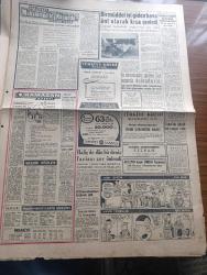 Yeni Sabah Gazetesi - Turkish Newspaper - 10 Nisan 1958 - Doktor Fazıl Küçük Vali Foot'un Türklere verdiği her sözün iflas ettiğini bildirdi - bir aslan davetsiz misafiri parçaladı fotoğraf - Müslüman olan Alman alimi Nurettin Steinhorst hendek'te Fotoğrafı - Vezneciler Şehzadebaşı ve saraçhaneyi birbirine bağlayan caddenin genişletilmesi fotoğraf - Mecidiyeköy'ünde bir esrar tekkesi basıldı fotoğraf - Katil Lana Turner Fotoğrafı - modern bir yolcu salonu için galata'daki Çinili Han ile denizcilik Bankası arasındaki binalar yıkılacak - Mimar Sinan'ın 370. Ölüm yıldönümü anması için Ankara'da tören - İstanbul sinema tiyatro programı - hazreti Muhammed'in köyünde yazan Nezihe Araz Yazı Dizisi - Ramazan köşesi - Kezban Taksim sinemasında - Grace Kelly ve Rainier bir kız çocuk daha istiyorlar fotoğraf - Hayk Hammer çizen Oğuz Aral - Cafer ile Hürmüz karikatür çizen Altan Erbulak - genç takımımız Romanya ile 0 0 berabere kalarak elendi - Fenerbahçe Blau Weiss'la 20 Nisan'da karşılaşacak