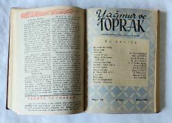 YAĞMUR VE TOPRAK Köy Kültür Dergisi, 1948 - 1951, Sayı: 1 - 26 [TAM TAKIM]