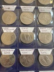 38 Farklı Amerika Eyalet Çeyrek Dolarları