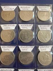 38 Farklı Amerika Eyalet Çeyrek Dolarları