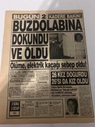 BUGÜN 2 GAZETESİ - 2 HAZİRAN 1991 - TAM TAKIM 8 SAYFADIR -Mehmet Miras - İnci Ürün - Nurullah Abbasoğlu - Sandra - Sarah - Linda - Martin Ryan - Petra - İris - Oliver - Armin - Michael Douglas - Prof. Dr. Savaş Akat - Üner Önder - Nuik - Yedi Bela İnci - Robot Doktor - Korkunç İntikam - 7 Milyona Şahin - Televizyonda Büyü Öğretti - Sigara Erken Menapoz Nedeni - Öldüren Aşk - Günün Yemeği Üstü Açık Börek - Günün Yemeği Meyaneli Tavuk - Kadının Günlüğü - Gençlik Aşkı - Gülmece Güldürmece - Kayıp Tren - Gerçek Hayat Hikayesi - Ziya Ketçapçiler - 3 Soru 3 Cevap